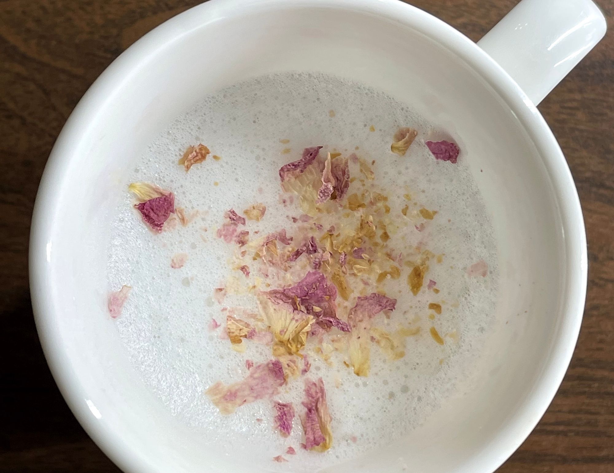 Rose Cardamom Latte